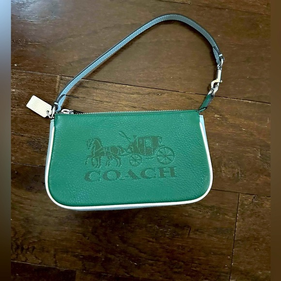 Coach- Nolita green colorblock handbag-NWT - Picture 1 of 12